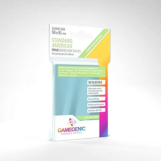 Gamegenic: Prime Deck Protector - Standard American Green