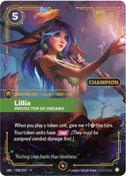 Lillia, Protector of Dreams (Champion) (058/219) [Riftbound Organized Play Promotional Cards]