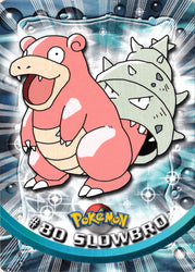 Slowbro (80) (Holo Foil) (Blue Logo) [Topps Pokemon]