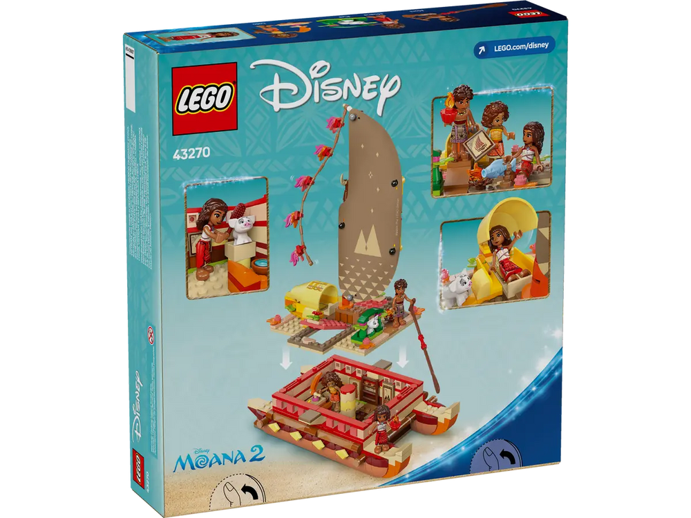 Lego: Moana 2 - Moana's Adventure Canoe