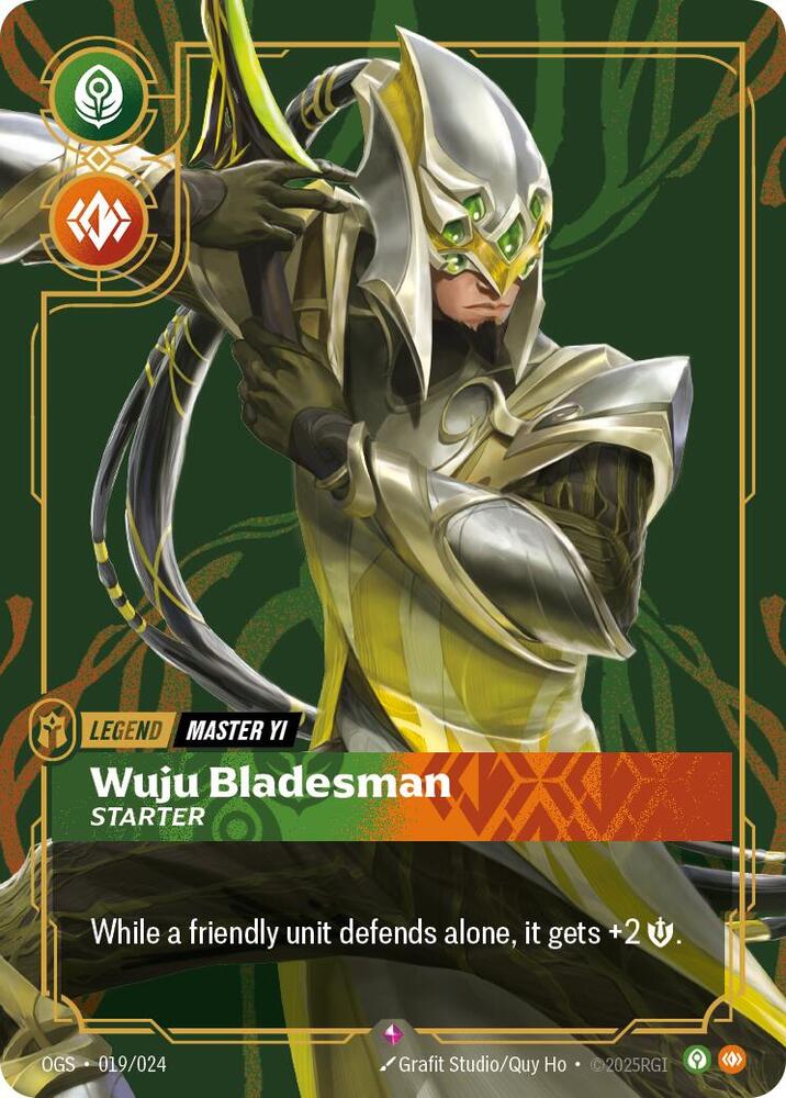 Master Yi, Wuju Bladesman (Starter) (019/024) [Origins: Proving Grounds]