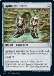 Lightning Greaves [Dungeons & Dragons: Adventures in the Forgotten Realms Commander]