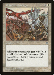 Warrior's Charge (No Flavor Text) [Portal]