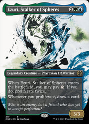 Ezuri, Stalker of Spheres (Borderless Ichor) [Phyrexia: All Will Be One]