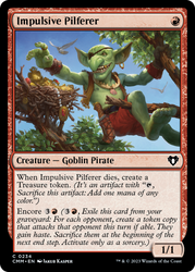 Impulsive Pilferer [Commander Masters]