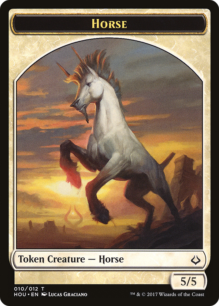 Vampire // Horse Double-Sided Token [The List]