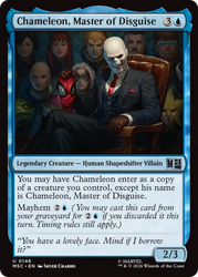 Chameleon, Master of Disguise (Surge Foil) [Marvel Super Heroes Commander]