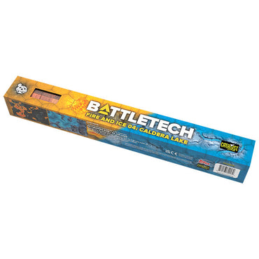 BattleTech: Battle Mat - Fire and Ice - Caldera Lake