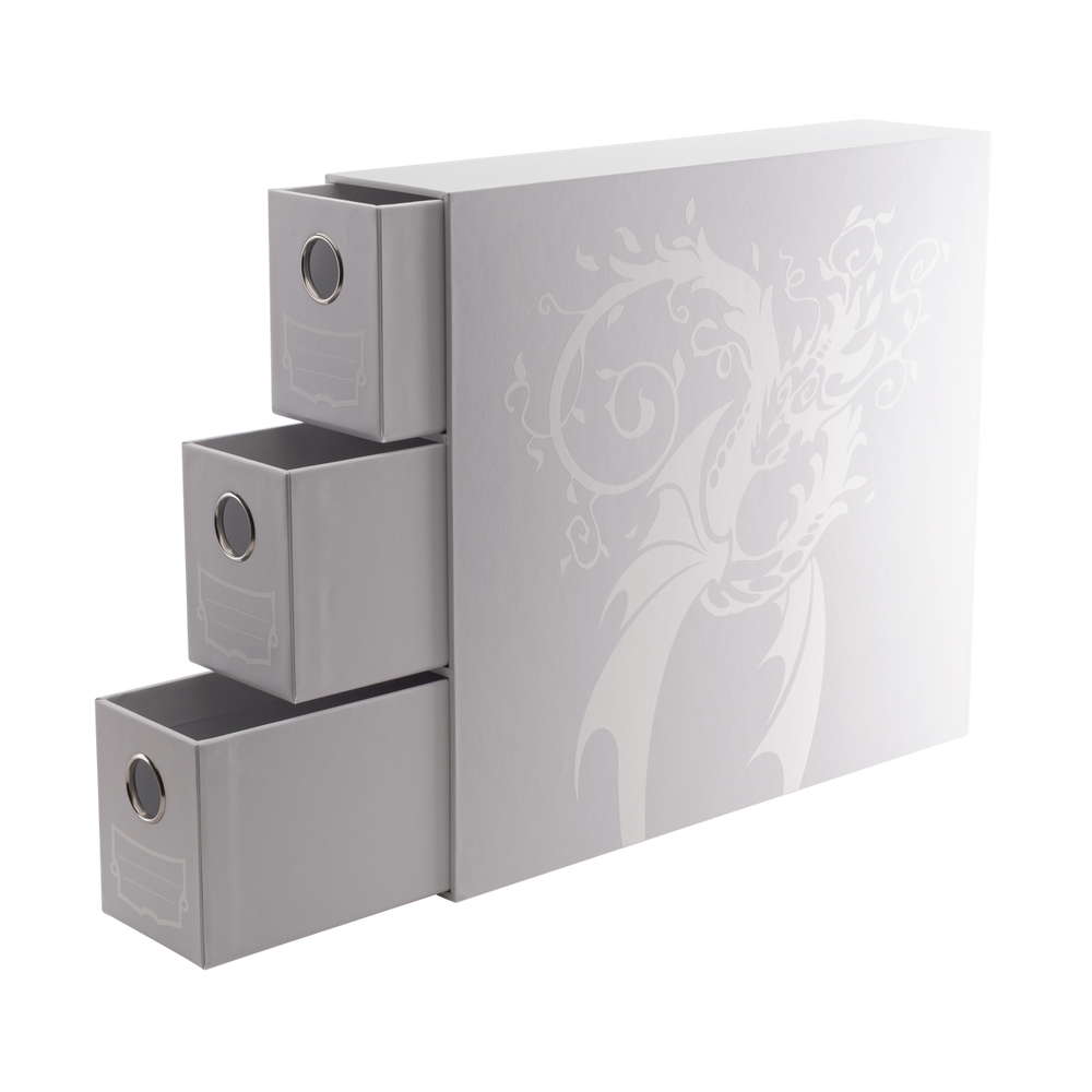 Dragon Shield: Fortress - Vertical - 3 XL (White)