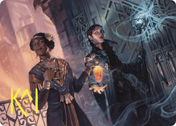 Bribery Art Card (Gold-Stamped Signature) [Commander Masters Art Series]