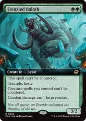 Frenzied Baloth (Extended Art) [Edge of Eternities]