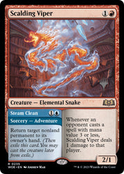 Scalding Viper // Steam Clean (Promo Pack) [Wilds of Eldraine Promos]