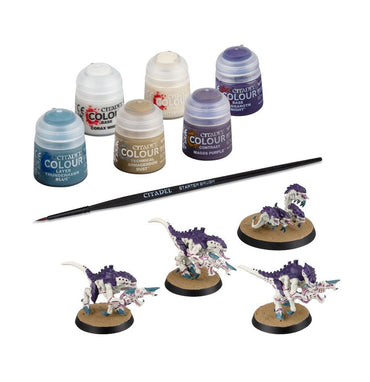 Warhammer 40K: Tyranids - Termagants and Ripper Swarm & Paints Set