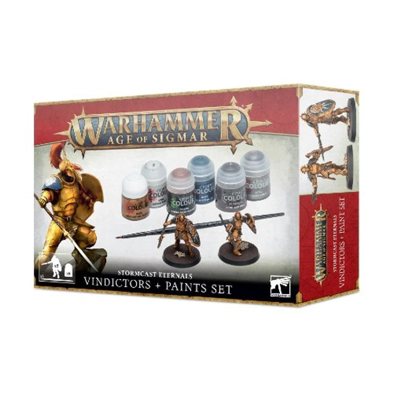 Warhammer, Age of Sigmar: Stormcast Eternals - Vindictors + Paints Set