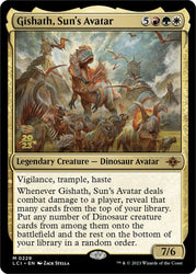 Gishath, Sun's Avatar (LCI) [The Lost Caverns of Ixalan Prerelease Cards]