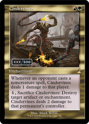 Cindervines (Retro) (Serialized) [Ravnica Remastered]
