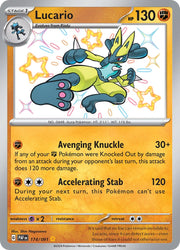 Lucario (174/091) [Scarlet & Violet: Paldean Fates]