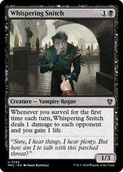 Whispering Snitch [Murders at Karlov Manor Commander]