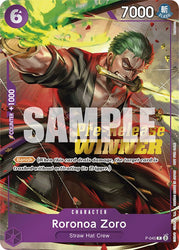Roronoa Zoro (OP-06 Pre-Release Tournament) [Winner] [One Piece Promotion Cards] (Actual Scans)