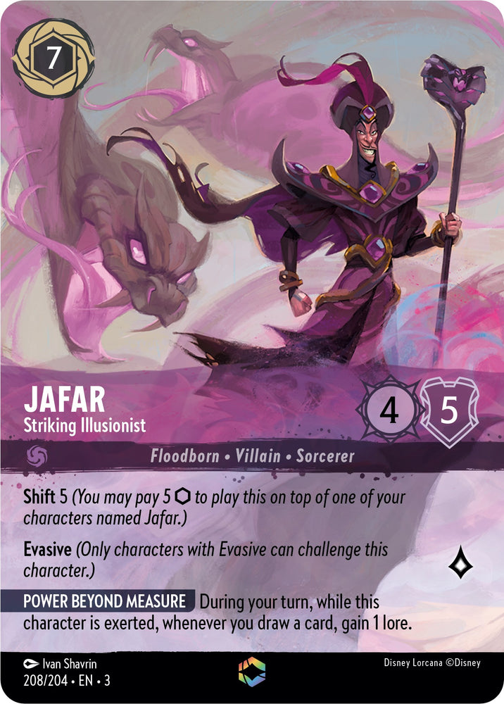 Jafar - Striking Illusionist - BGS 9.5 (Alternate Art) (208/204) [Into the Inklands]