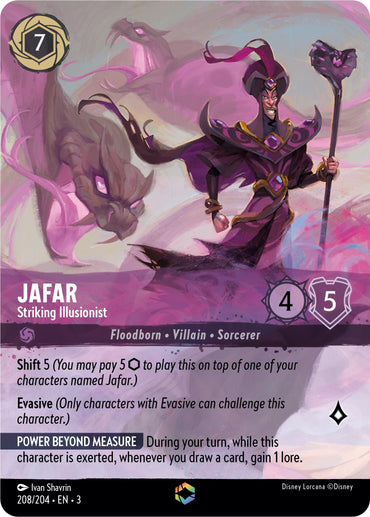 Jafar - Striking Illusionist - BGS 9.5 (Alternate Art) (208/204) [Into the Inklands]