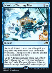 March of Swirling Mist [Kamigawa: Neon Dynasty Prerelease Promos]