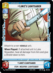 Luke's Lightsaber (053/252) [Spark of Rebellion]