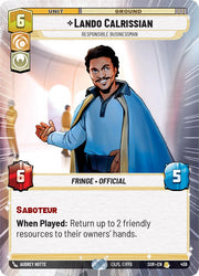 Lando Calrissian - Responsible Businessman (Hyperspace) (459) [Spark of Rebellion]