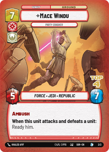 Mace Windu - Party Crasher (Top 4) (2/2) [Store Showdown Promos]