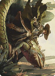 Outcaster Trailblazer Art Card [Outlaws of Thunder Junction Art Series]