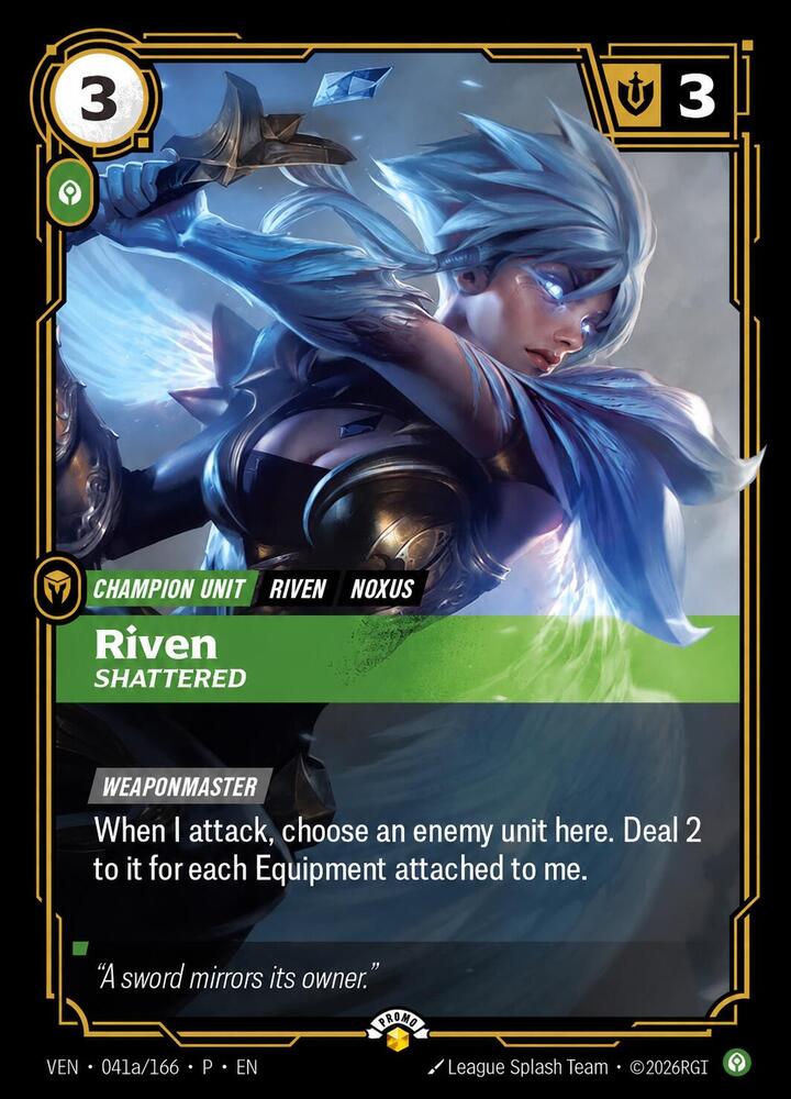 Riven, Shattered (041a/166) [Riftbound Promotional Cards]