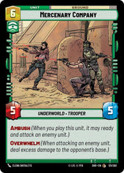 Mercenary Company (121/262) (121/262) [Shadows of the Galaxy]