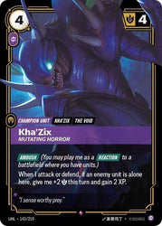 Kha'Zix, Mutating Horror (143/219) [Unleashed]