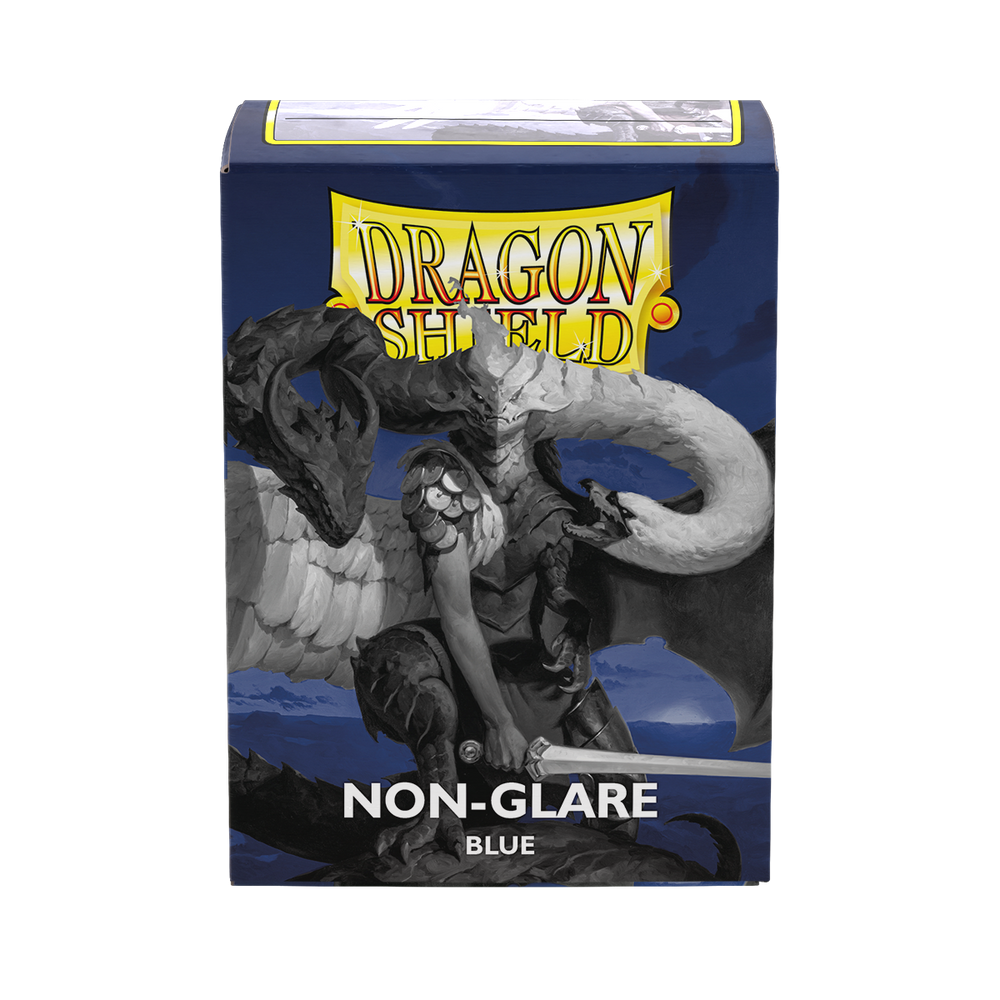 Dragon Shield Non-Glare Matte Blue Sleeves (100-Pack)