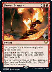 Fervent Mastery (Promo Pack) [Strixhaven: School of Mages Promos]