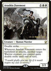 Arashin Foremost [Dragons of Tarkir Prerelease Promos]