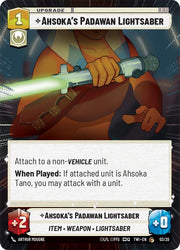 Ahsoka's Padawan Lightsaber (3) (Hyperspace) (3) [Twilight of the Republic]