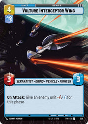 Vulture Interceptor Wing (336) (Hyperspace) (336) [Twilight of the Republic]