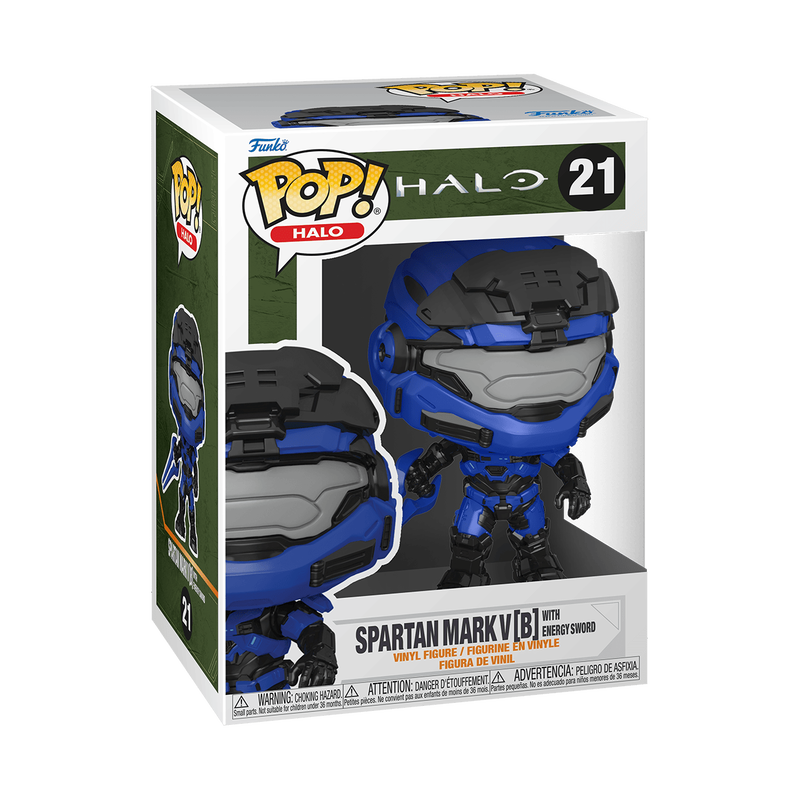 Funko Pop!: Halo - Spartan Mark V[B] with Energy Sword