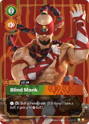 Lee Sin, Blind Monk (Metal) (Best Of) (257/298) [Riftbound Organized Play Promotional Cards]