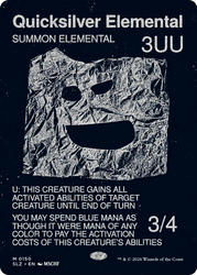 Quicksilver Elemental (0150) [Secret Lair x MSCHF: The Zeta Set]