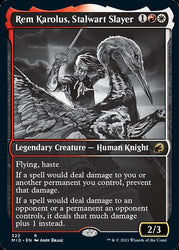 Rem Karolus, Stalwart Slayer (Showcase Eternal Night) [Innistrad: Midnight Hunt]