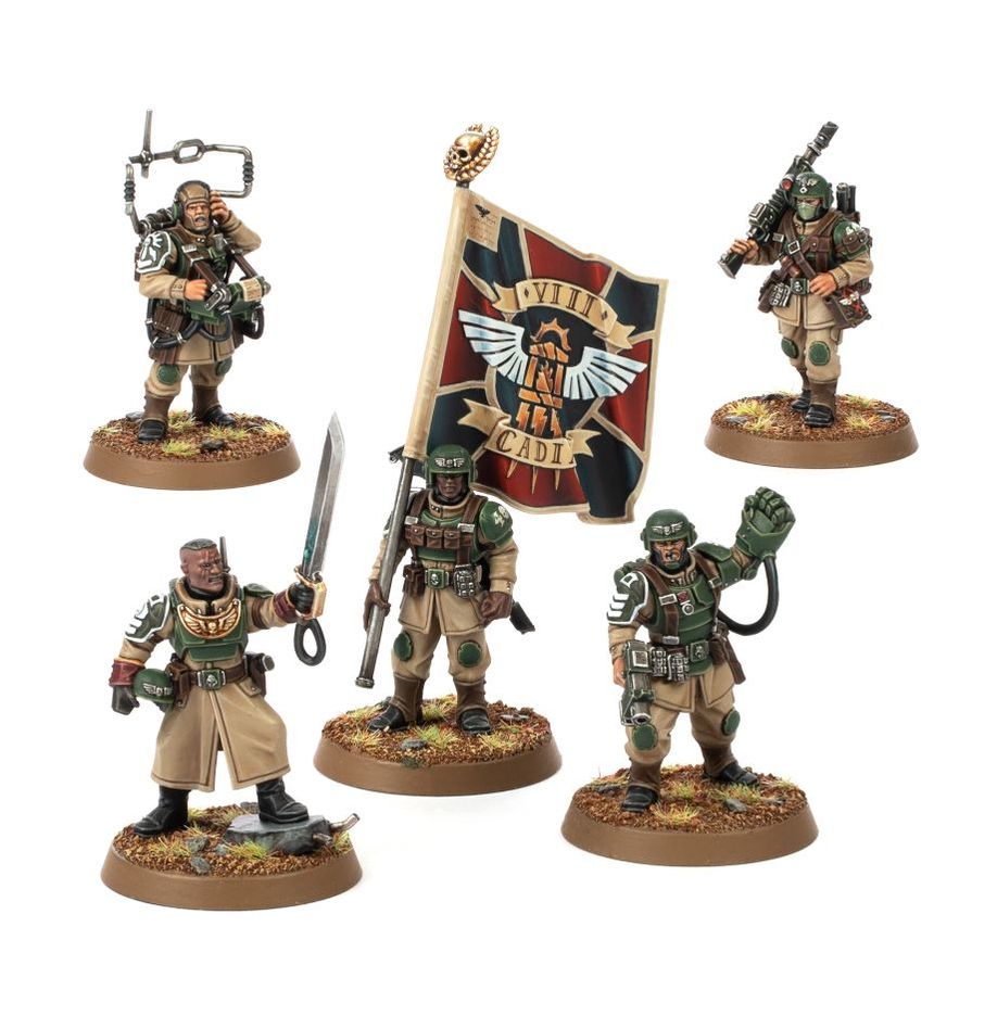 Warhammer 40K: Astra Militarum - Cadian Command Squad