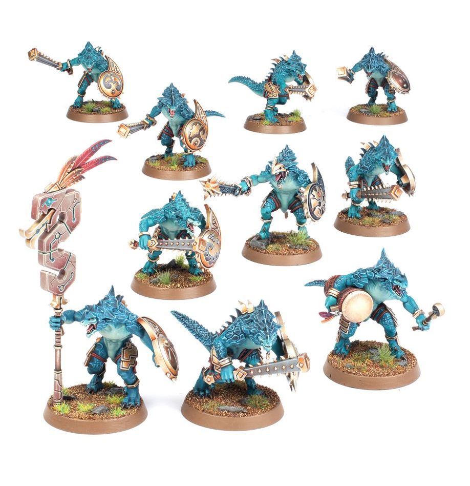 Warhammer, Age of Sigmar: Seraphon - Saurus Warriors