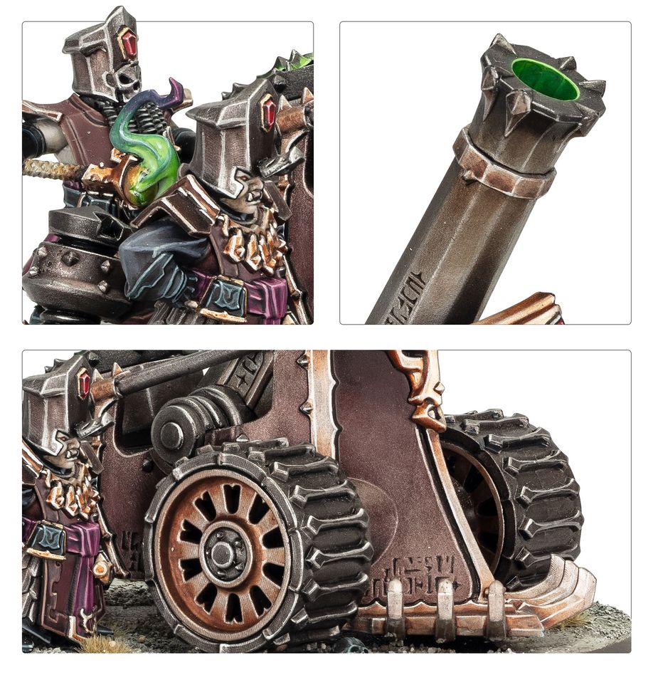 Warhammer Age of Sigmar: Helsmiths Of Hashut - Deathshrieker Rocket Battery/Tormentor Bombard