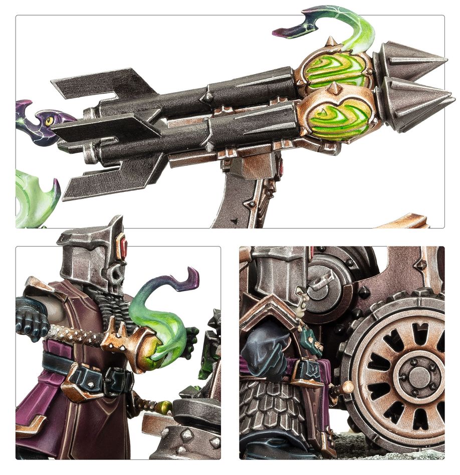 Warhammer Age of Sigmar: Helsmiths Of Hashut - Deathshrieker Rocket Battery/Tormentor Bombard