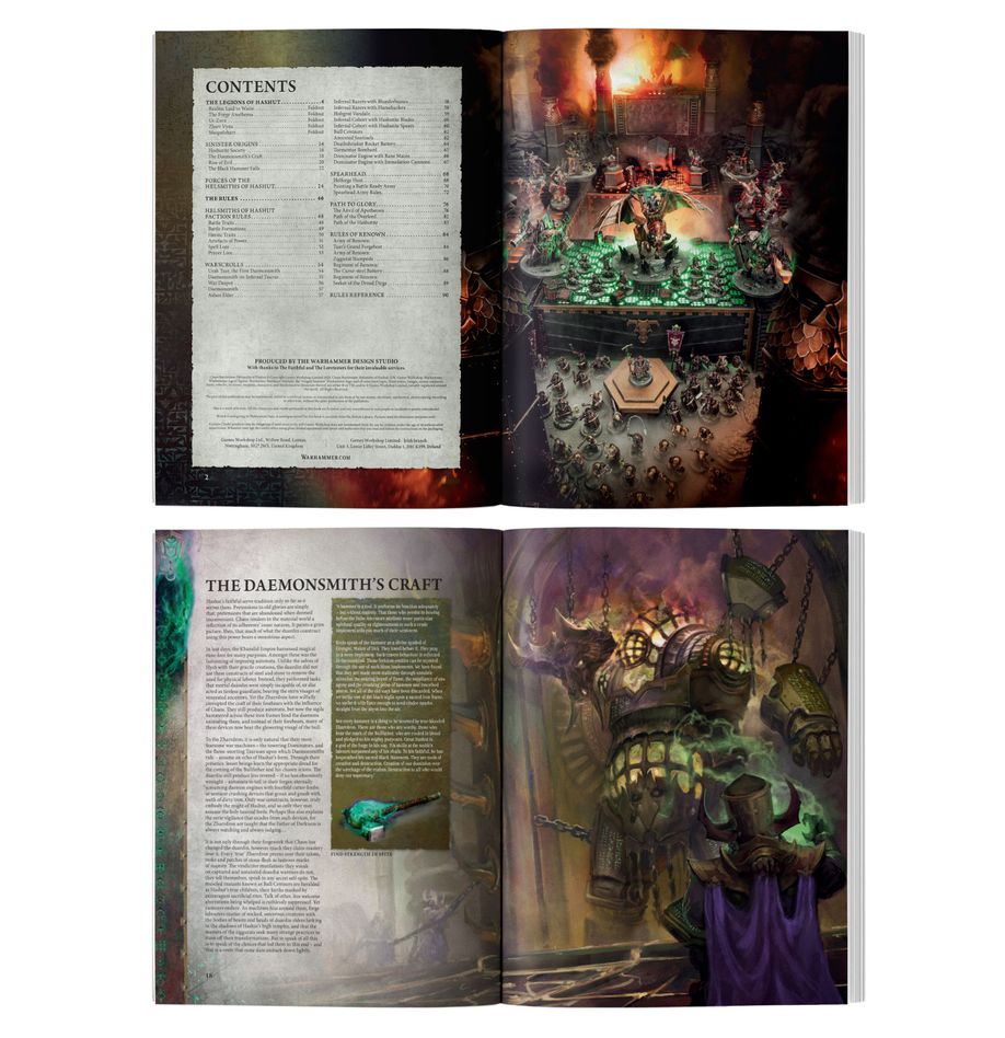 Warhammer Age of Sigmar: Helsmiths Of Hashut - Battletome