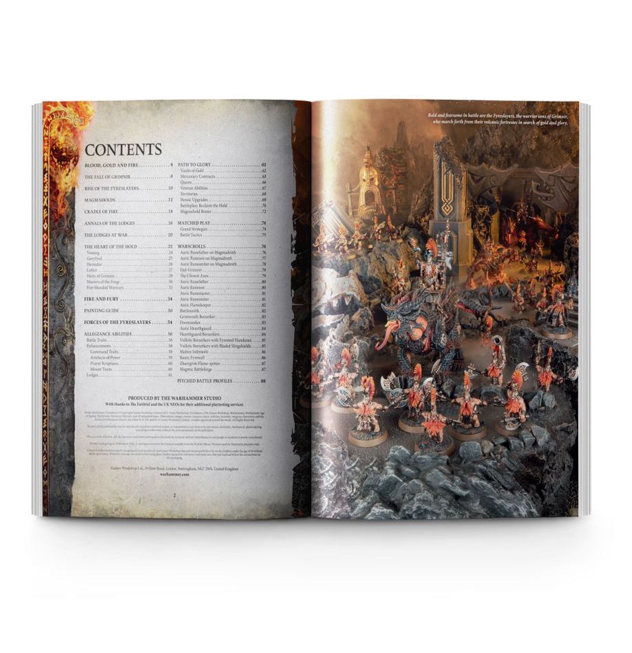 Warhammer, Age of Sigmar: Order Battletome - Fyreslayers