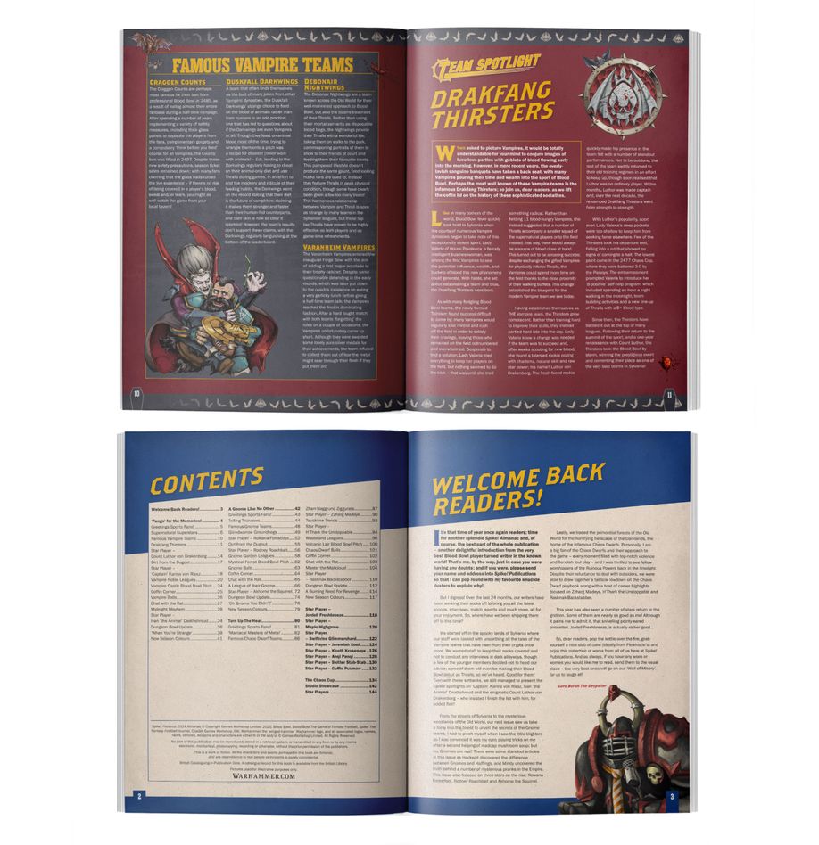 Blood Bowl: Spike! Presents - 2024 Almanac! (Hardcover)