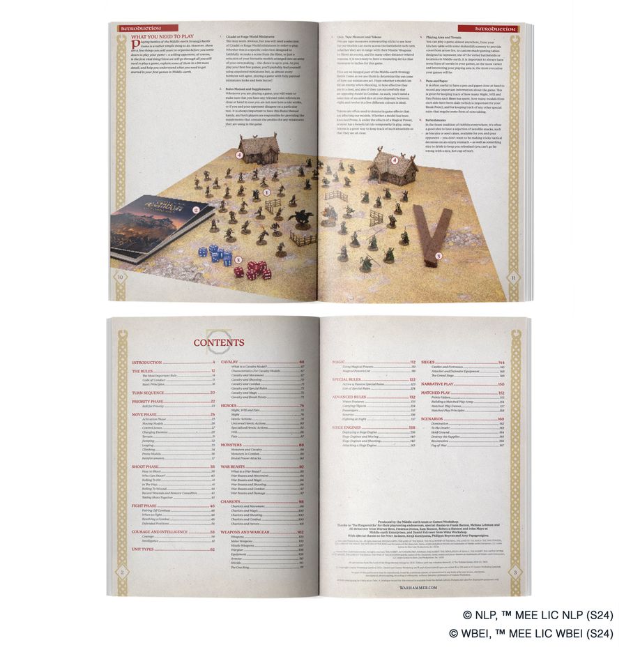 The Lord of the Rings: Middle-Earth Strategy Battle Game - Rules Manual